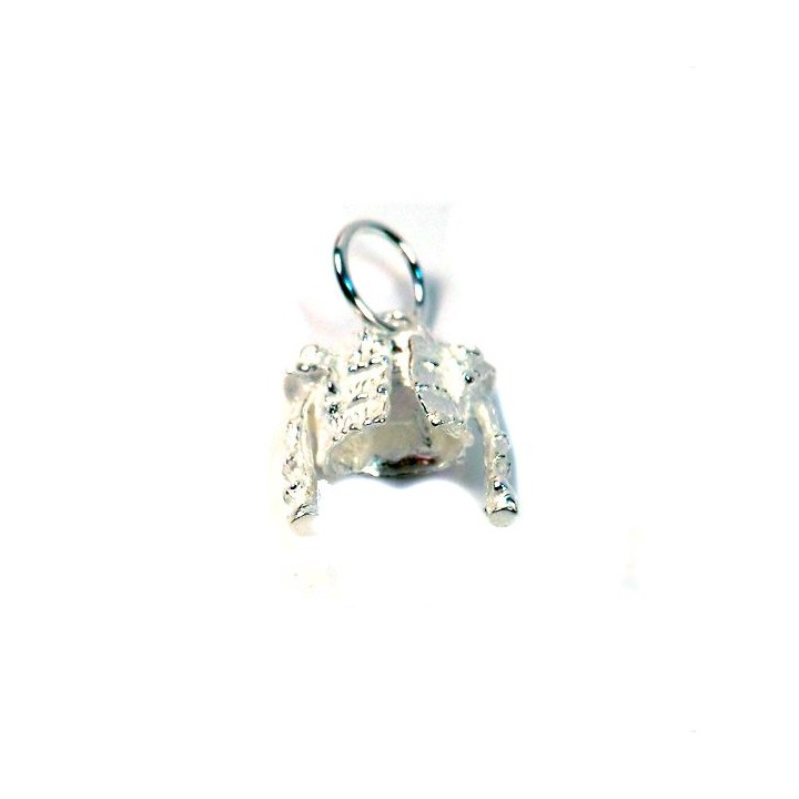 Pendentif taurin "chaquetilla" en argent