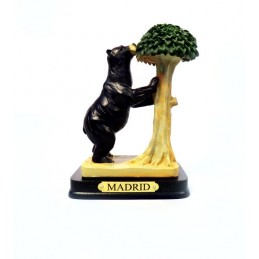 Bear and madrone tree figure