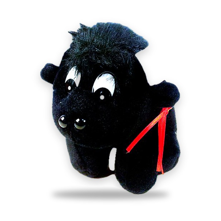 Toro de peluche con divisa de España – vista 4