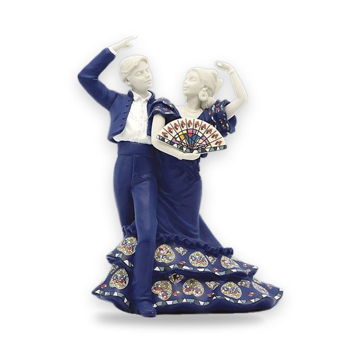 Figura de pareja de bailaores flamencos de Nadal – vista 3