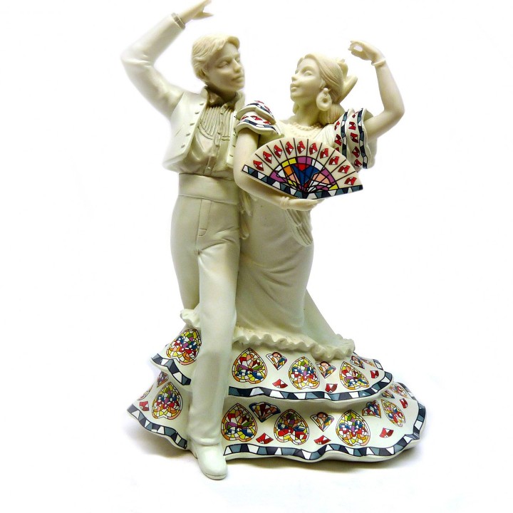 Figura de par de bailaores de flamenco da Nadal – vista 4