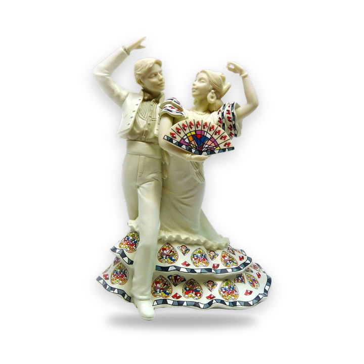 Figura de pareja de bailaores flamencos de Nadal – vista 4