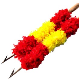 Kleine Torero-Banderillas (Paar) in Flaggenfarben
