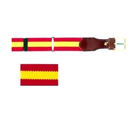 Spain flag elastic belt for man
