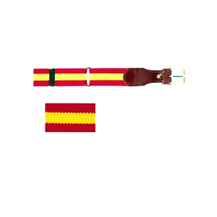 Spain flag elastic belt for man