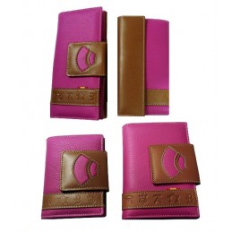 Women leather wallet, Capote and herds Irons