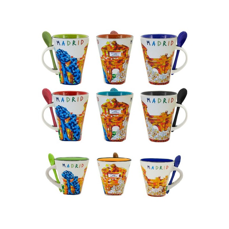 SOUVENIRS DE MADRID- VARIEDAD DE TAZAS DE MADRID PARA REGALAR SOUVENIRS