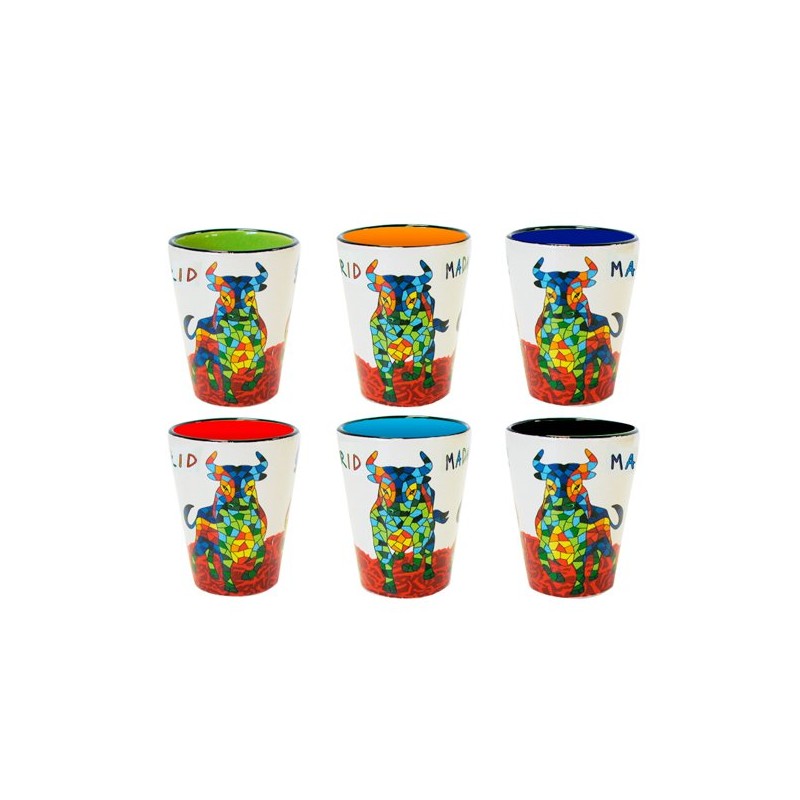Vaso de chupito Toro Trencadís Vaso de chupito Toro Trencadís