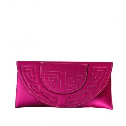 Capote Fuchsia clutch 