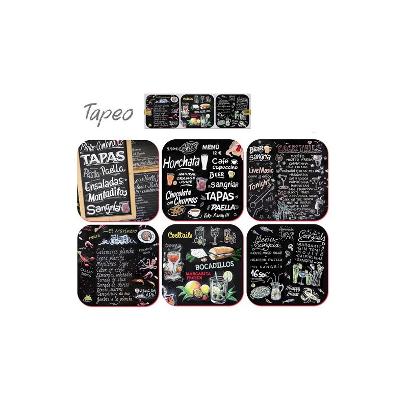 Posavasos "Pizarras Tapas" Posavasos "Pizarras Tapas"