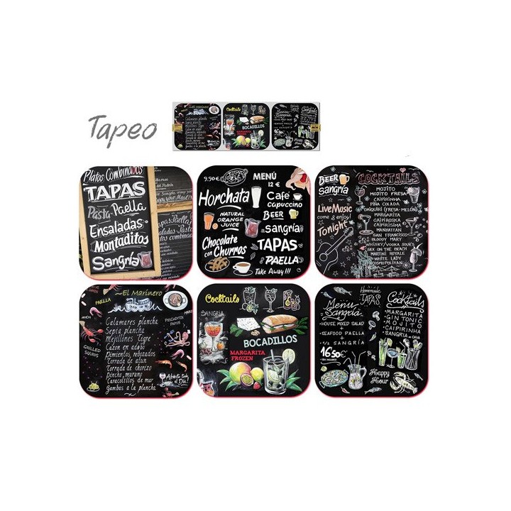 Posavasos "Pizarras Tapas"