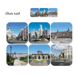 Sous-verres monuments de Madrid