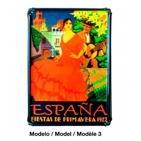 "Spain Vintage" metalic plates